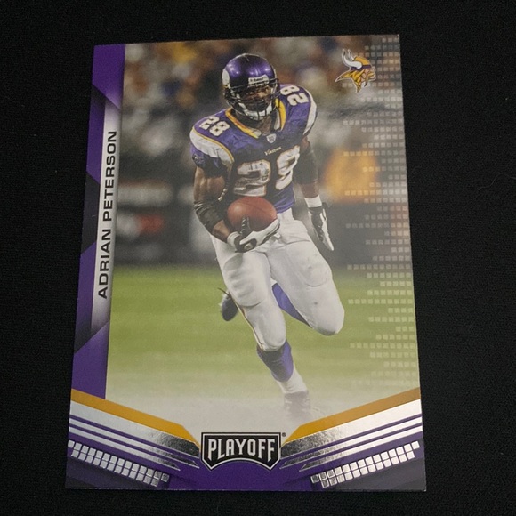 Adrian Peterson - 2019 Paninj playoff football #144 - Picture 1 of 2